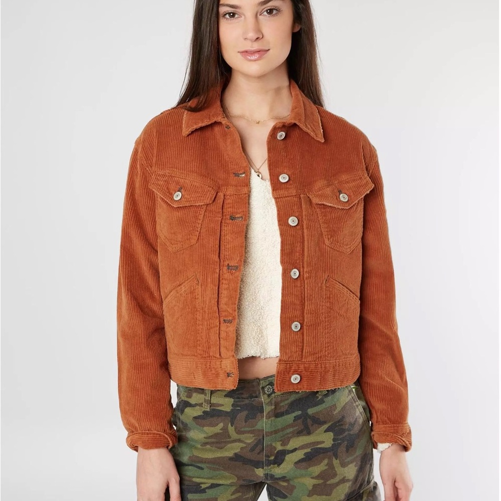 Free People Nelson Corduroy Jacket 
Colour Rust  Size large NWT